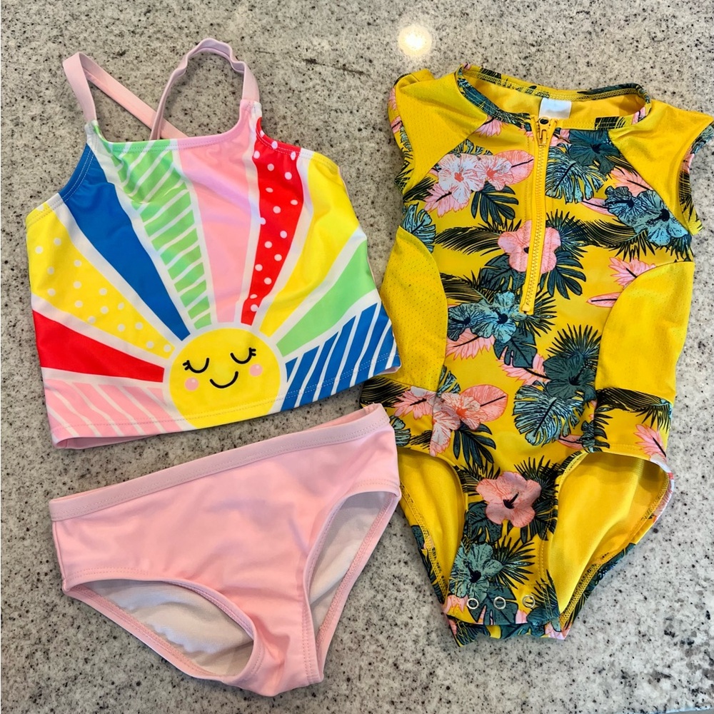Swimsuit bundle toddler girl 3T